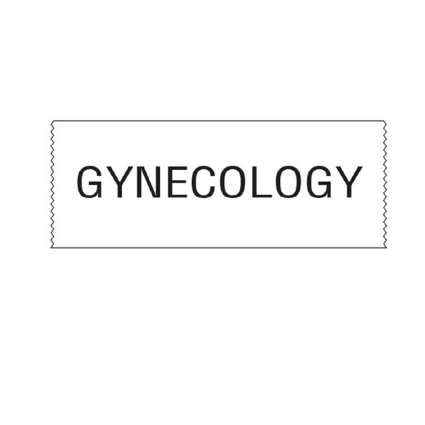 Printed Chart Tape - Gynecology